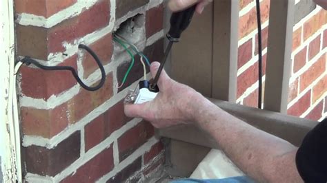 conduit electrical box on brick|electrical box for outside basement.